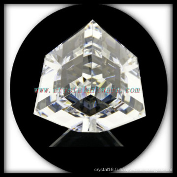 K9 Blanc cristal haute qualité coupe coin cristal Cube